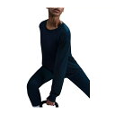 ナイキ レディース シャツ トップス Nike Women's One Relaxed Dri-FIT Long-Sleeve Top Armory Navy(4)