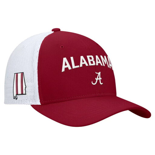 ナイキ メンズ 帽子 アクセサリー Nike Men's Alabama Crimson Tide Crimson Rise Adjustable Trucker Hat - ナイキ メンズ 帽子 アクセサリー Nike Men's Alabama Crimson Tide Crimson Rise Adjustable Trucker Hat -