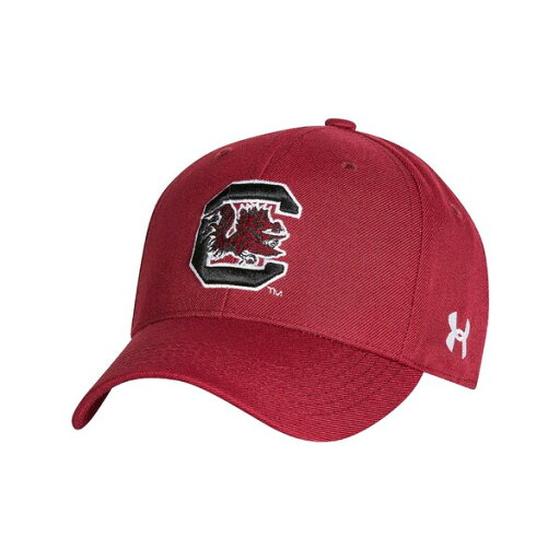 アンダーアーマー メンズ 帽子 アクセサリー Under Armour Men's South Carolina Gamecocks Garnet Adjustable Hat - アンダーアーマー メンズ 帽子 アクセサリー Under Armour Men's South Carolina Gamecocks Garnet Adjustable Hat -