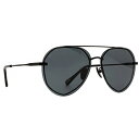ディフ レディース サングラス&アイウェア アクセサリー DIFF Lenox Sunglasses Black/Grey