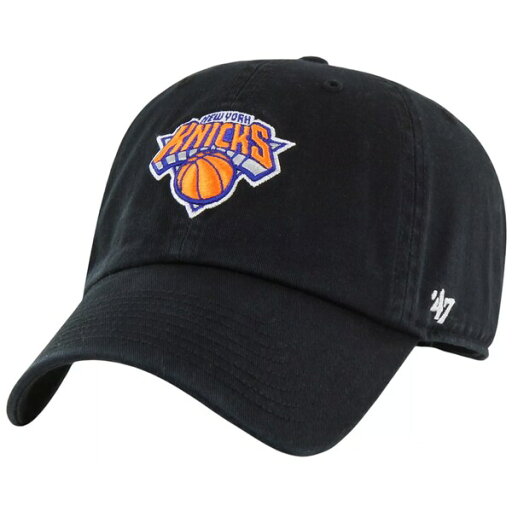 フォーティーセブン メンズ 帽子 アクセサリー '47 Adult New York Knicks Black Clean Up Adjustable Hat - フォーティーセブン メンズ 帽子 アクセサリー '47 Adult New York Knicks Black Clean Up Adjustable Hat -