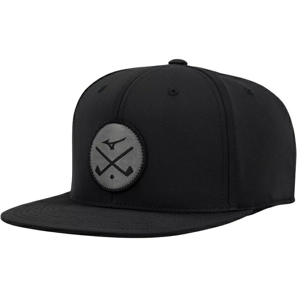 ミズノ メンズ 帽子 アクセサリー Mizuno Crossed Clubs Snapback Black