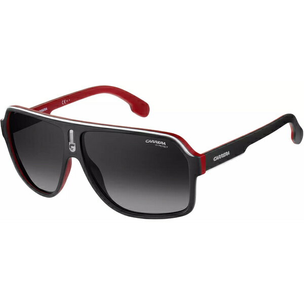 カレーナ メンズ サングラス・アイウェア アクセサリー Carrera Adult CA1001S Sunglasses Black/Red