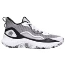 アンダーアーマー メンズ バスケットボール スポーツ Under Armour Curry 3Z 24 Basketball Shoes White/Black
