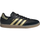 アディダス レディース サッカー スポーツ adidas Samba Messi Indoor Soccer Shoes Black/Gold