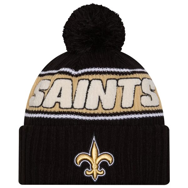 ニューエラ メンズ 帽子 アクセサリー New Era Men's New Orleans Saints Sideline Sport Team Color Knit Beanie -
