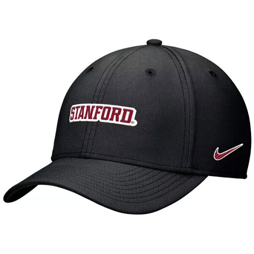ナイキ レディース 帽子 アクセサリー Nike Men's Stanford Cardinal Black Rise Swooshflex Hat - ナイキ レディース 帽子 アクセサリー Nike Men's Stanford Cardinal Black Rise Swooshflex Hat -