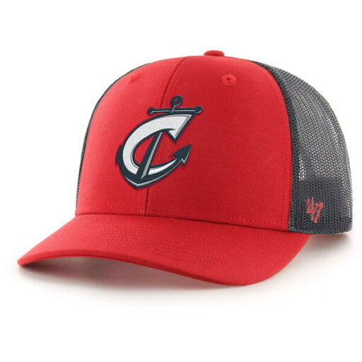 フォーティーセブン レディース 帽子 アクセサリー '47 Adult Columbus Clippers Red Adjustable Trucker Hat - フォーティーセブン レディース 帽子 アクセサリー '47 Adult Columbus Clippers Red Adjustable Trucker Hat -