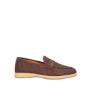 【送料無料】 アンドレア ヴェントゥーラ フィレンツェ メンズ スリッポン・ローファー シューズ Loafers Brown(4)