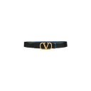 【送料無料】 ヴァレンティノ ガラヴァーニ メンズ ベルト アクセサリー Belts Black