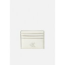 カルバンクライン レディース 財布 アクセサリー MINIMAL MONOGRAM CARDCASE UNISEX - Wallet - silver birc...