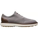 フットジョイ メンズ ゴルフ スポーツ FootJoy Men's Traditions Knit Golf Shoes Grey/Grey/Tan