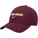 ナイキ メンズ 帽子 アクセサリー Nike Men's Bethune-Cookman Wildcats Maroon Heritage86 Arch Clu...