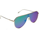ディフ レディース サングラス&アイウェア アクセサリー DIFF Women's Dash Shield Sunglasses Gold