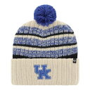 フォーティーセブン レディース 帽子 アクセサリー '47 Adult Kentucky Wildcats Natural Tavern Cuffed Knit...