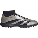 アディダス メンズ サッカー スポーツ adidas Predator League Mid Turf Soccer Cleats Silver/Black