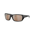 コスタデルマール メンズ サングラス・アイウェア アクセサリー Costa Del Mar Tailfin Sunglasses Matte Black/Cop...