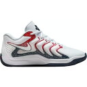 ナイキ レディース バスケットボール スポーツ Nike KD17 Basketball Shoes White/Obsidian/Red