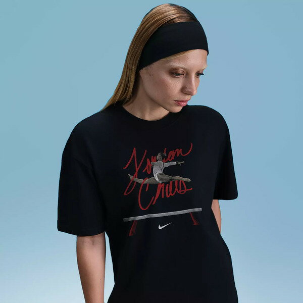 ナイキ メンズ シャツ トップス Nike Jordan Chiles So Win Tee Black