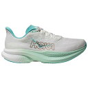 ホカオネオネ レディース ランニング スポーツ HOKA Women's Mach 6 Running Shoes White/Rose Gold