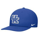ナイキ メンズ 帽子 アクセサリー Nike Men's Kentucky Wildcats Blue Pro Flat Brim Snapback Adjus...