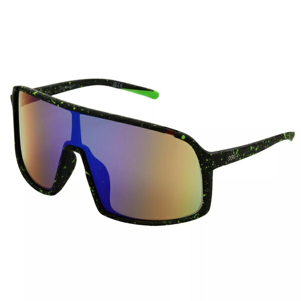 DSG メンズ サングラス・アイウェア アクセサリー DSG Full Rim Shield Sunglasses Black/Green
