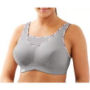 グラモリス レディース フィットネス スポーツ Glamorise Women's No-Bounce Camisole Medium Support Sports Bra Black/Black(4)