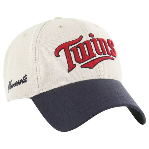 フォーティーセブン レディース 帽子 アクセサリー '47 Adult Minnesota Twins White Cooperstown Fieldstone MVP Adjustable Hat - フォーティーセブン レディース 帽子 アクセサリー '47 Adult Minnesota Twins White Cooperstown Fieldstone MVP Adjustable Hat -