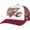 フォーティーセブン メンズ 帽子 アクセサリー '47 Adult Cleveland Cavaliers Red Hangout Adjustable Tru...