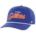フォーティーセブン レディース 帽子 アクセサリー '47 Adult Florida Gators Royal Cross Town Hitch Adjustable Hat -(4)