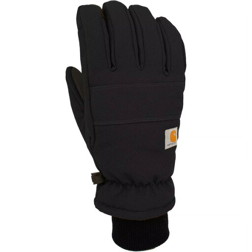 カーハート メンズ 手袋 アクセサリー Carhartt Men's Insulated Duck Synthetic Leather Knit Cuff Gloves Black カーハート メンズ 手袋 アクセサリー Carhartt Men's Insulated Duck Synthetic Leather Knit Cuff Gloves Black