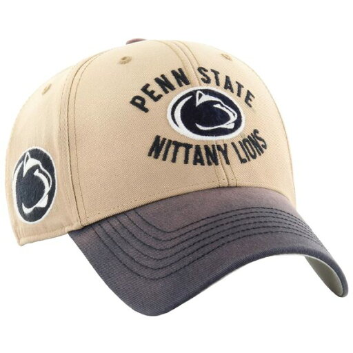 フォーティーセブン レディース 帽子 アクセサリー '47 Adult Penn State Nittany Lions Khaki Dusted Abilene MVP Adjustable Hat - フォーティーセブン レディース 帽子 アクセサリー '47 Adult Penn State Nittany Lions Khaki Dusted Abilene MVP Adjustable Hat -