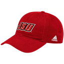 アディダス レディース 帽子 アクセサリー adidas Adult Jacksonville State Gamecocks Red Slouch Adjustable Hat -(4)
