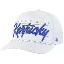 フォーティーセブン レディース 帽子 アクセサリー '47 Adult Kentucky Wildcats White Condor Hitch Adjusta...