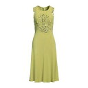 【送料無料】 エルマンノ シェルヴィーノ レディース ワンピース トップス Midi dresses Green