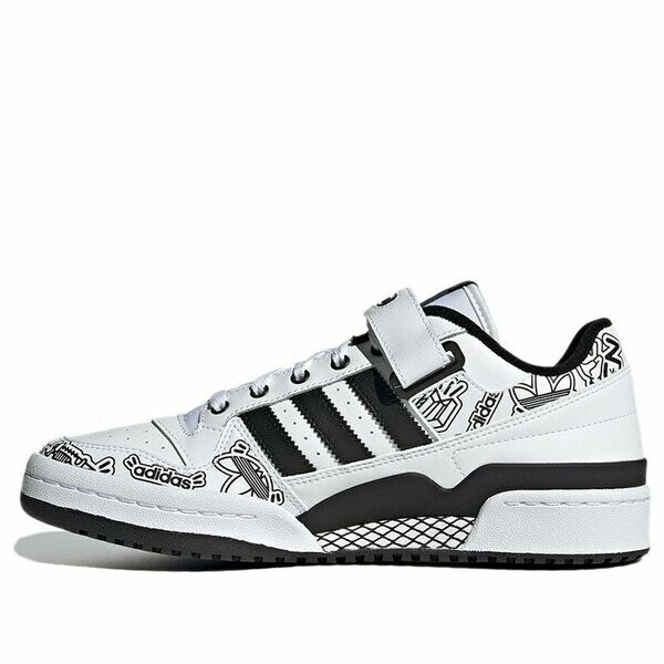 adidas アディダス メンズ スニーカー 【adidas originals Forum Low 'Black White' GW4921】 サイズ US_7(25.0cm)