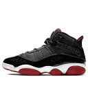 Air Jordan ジョーダン メンズ スニーカー 【Air Jordan 6 Rings 'Black Varsity Red' 322992-062】 サイズ US_10.5(28.5cm)(4)