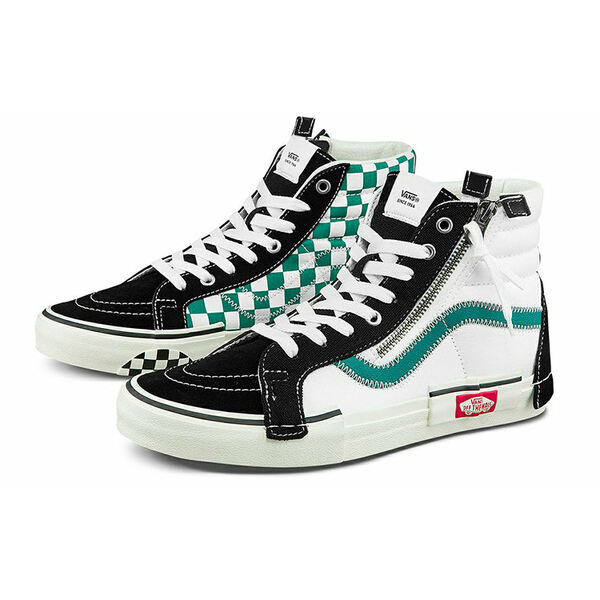 Vans バンズ メンズ スニーカー 【Vans SK8-HI Reissue Cap Skate Shoes Black/Green VN0A3WM1604】 サイズ US_6(24.0cm)