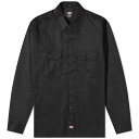 ディッキーズ ディッキーズ メンズ シャツ トップス Dickies Long Sleeve Work Shirt Black