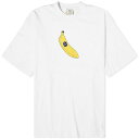 ヴェトモン メンズ Tシャツ トップス VETEMENTS Banana T-Shirt White