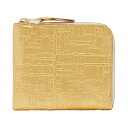 RfM\ Y z ANZT[ Comme des Garcons SA3100EG Embossed Logo Wallet Gold