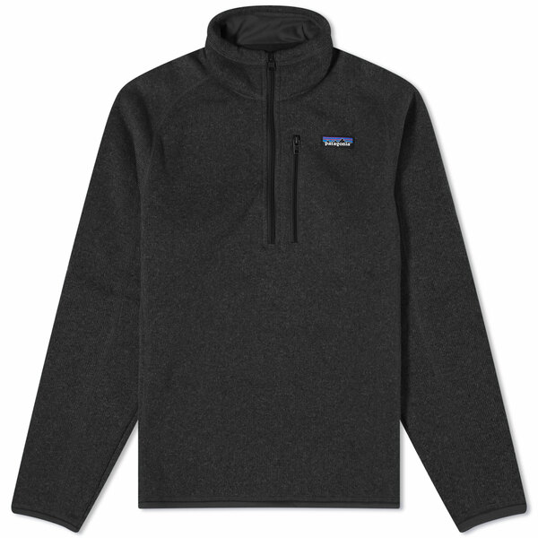 パタゴニア パタゴニア メンズ パーカー・スウェットシャツ アウター Patagonia Better Sweater 1/4 Zip Jacket Black