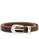 A[KV[ Y xg ANZT[ Our Legacy 2cm Belt Brown