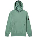 V[s[Jpj[ Y p[J[EXEFbgVc AE^[ C.P. Company Diagonal Raised Fleece Hoodie Green