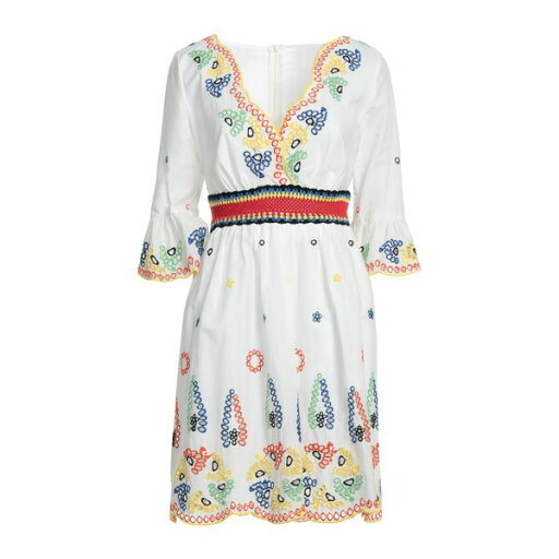 【送料無料】 クリップス レディース ワンピース トップス Mini dresses White 【送料無料】 クリップス レディース ワンピース トップス Mini dresses White