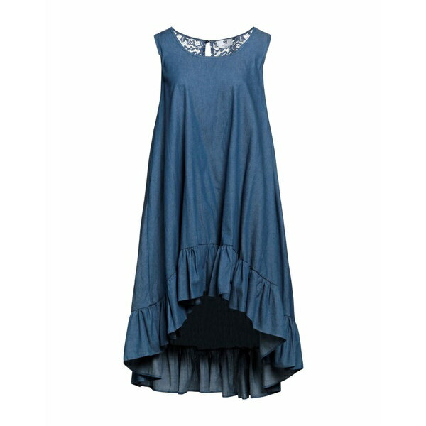 【送料無料】 ガイ マッティオーロ レディース ワンピース トップス Mini dresses Blue