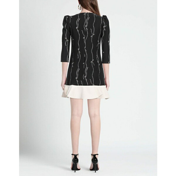 【送料無料】 エリザベスフランキ レディース ワンピース トップス Mini dresses Black