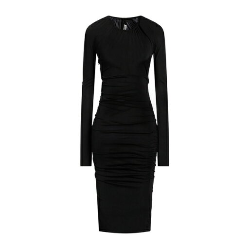 【送料無料】 ヴィクトリア ベッカム レディース ワンピース トップス Midi dresses Black 【送料無料】 ヴィクトリア ベッカム レディース ワンピース トップス Midi dresses Black