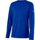 ミズノ メンズ ランニング スポーツ Mizuno Men's NXT Long Sleeve Shirt Royal