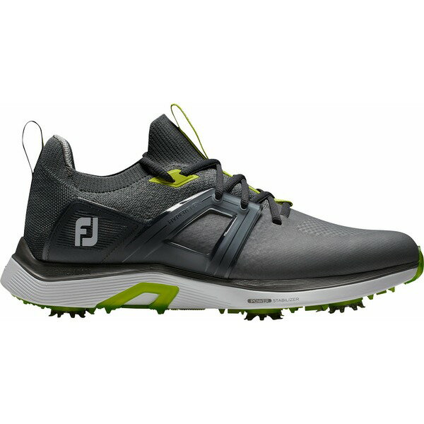 եåȥ祤   ݡ FootJoy Men's HyperFlex Golf Shoes Grey/Lime